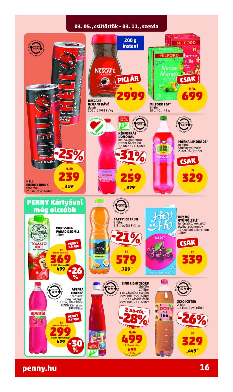 Penny Akciós Újság 20 oldal