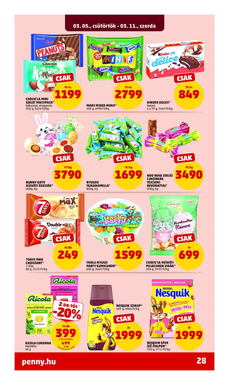 Penny Akciós Újság 32 oldal