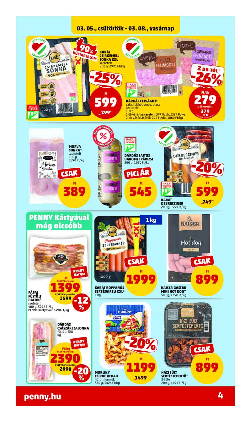 Penny Akciós Újság 6 oldal