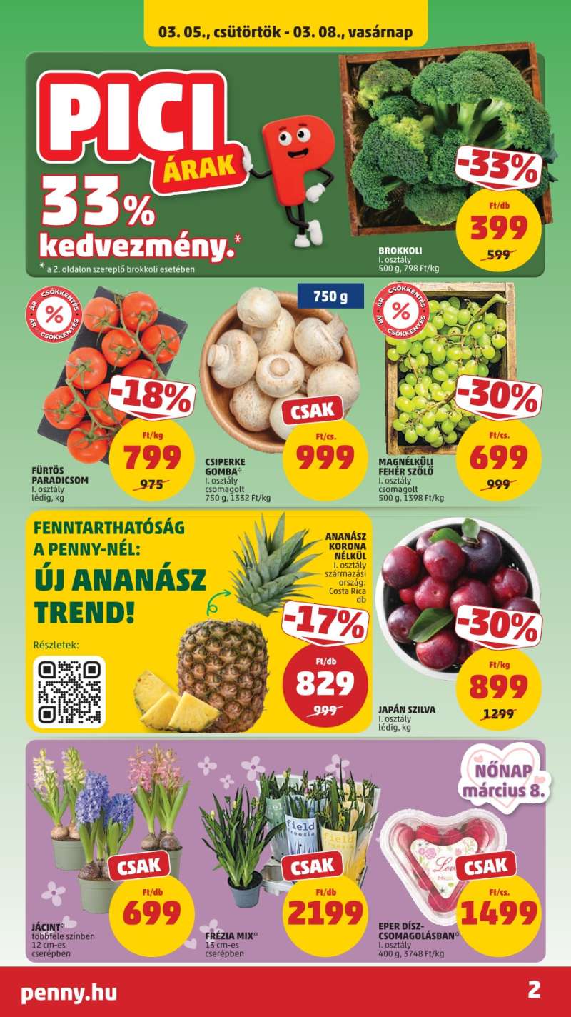 Penny Akciós Újság 1 oldal