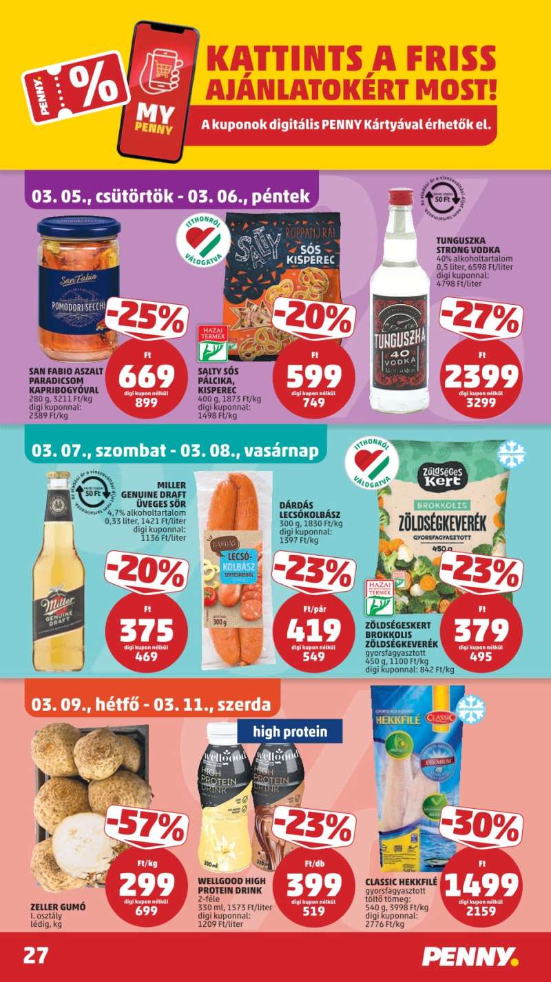 Penny Akciós Újság 30 oldal