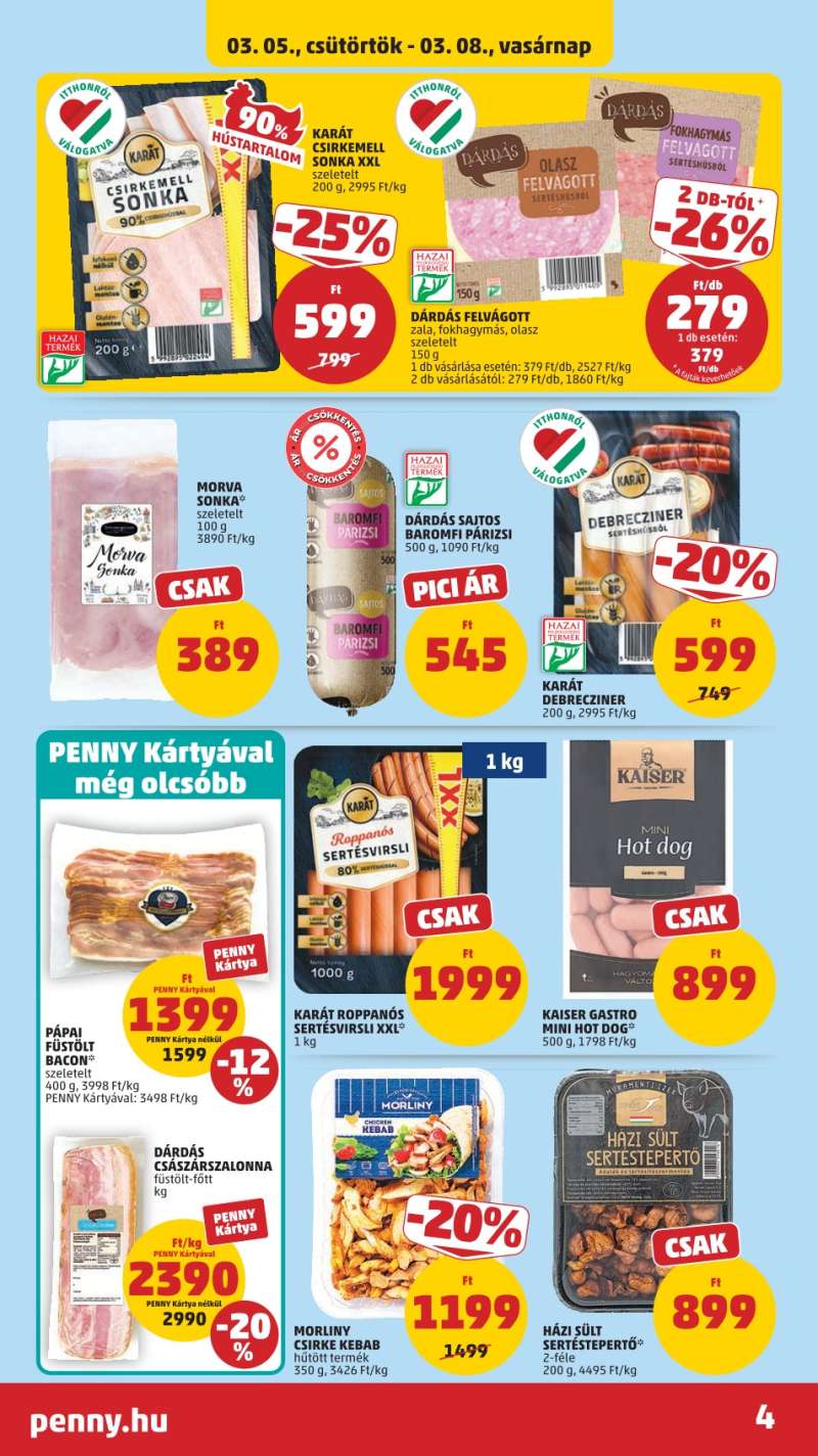 Penny Akciós Újság 5 oldal