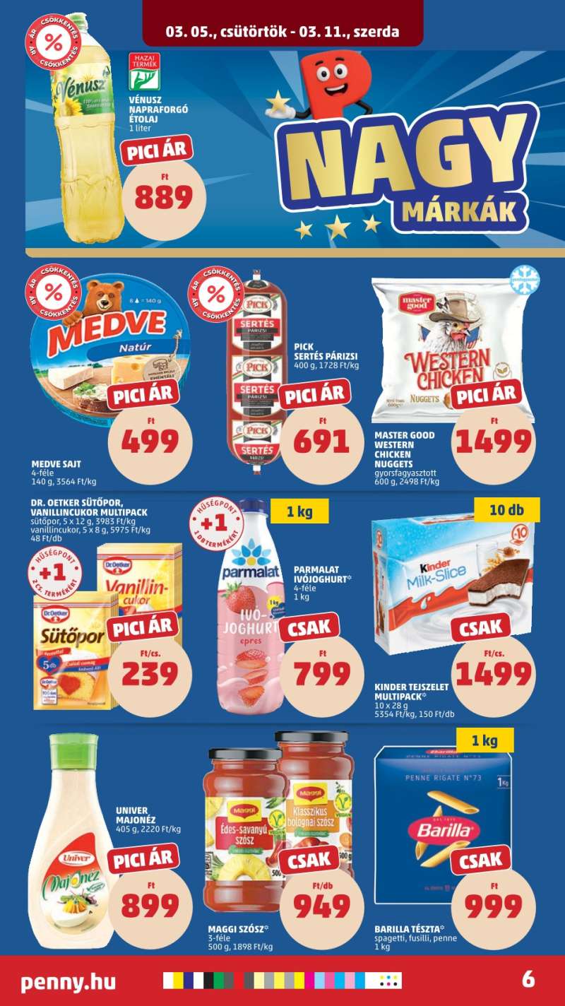 Penny Akciós Újság 9 oldal