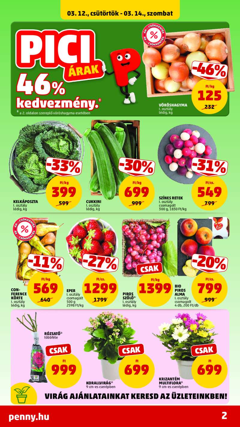 Penny Akciós Újság 2 oldal