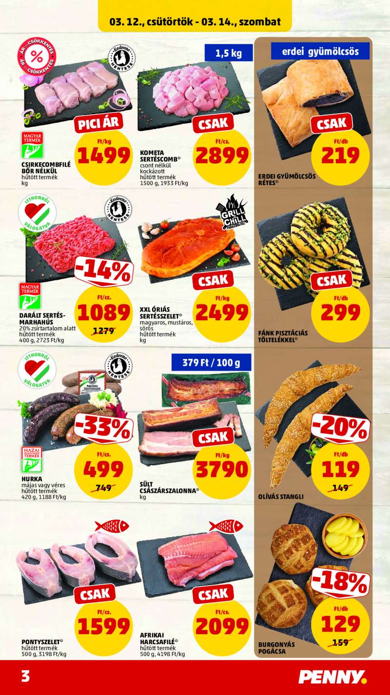 Penny Akciós Újság 3 oldal