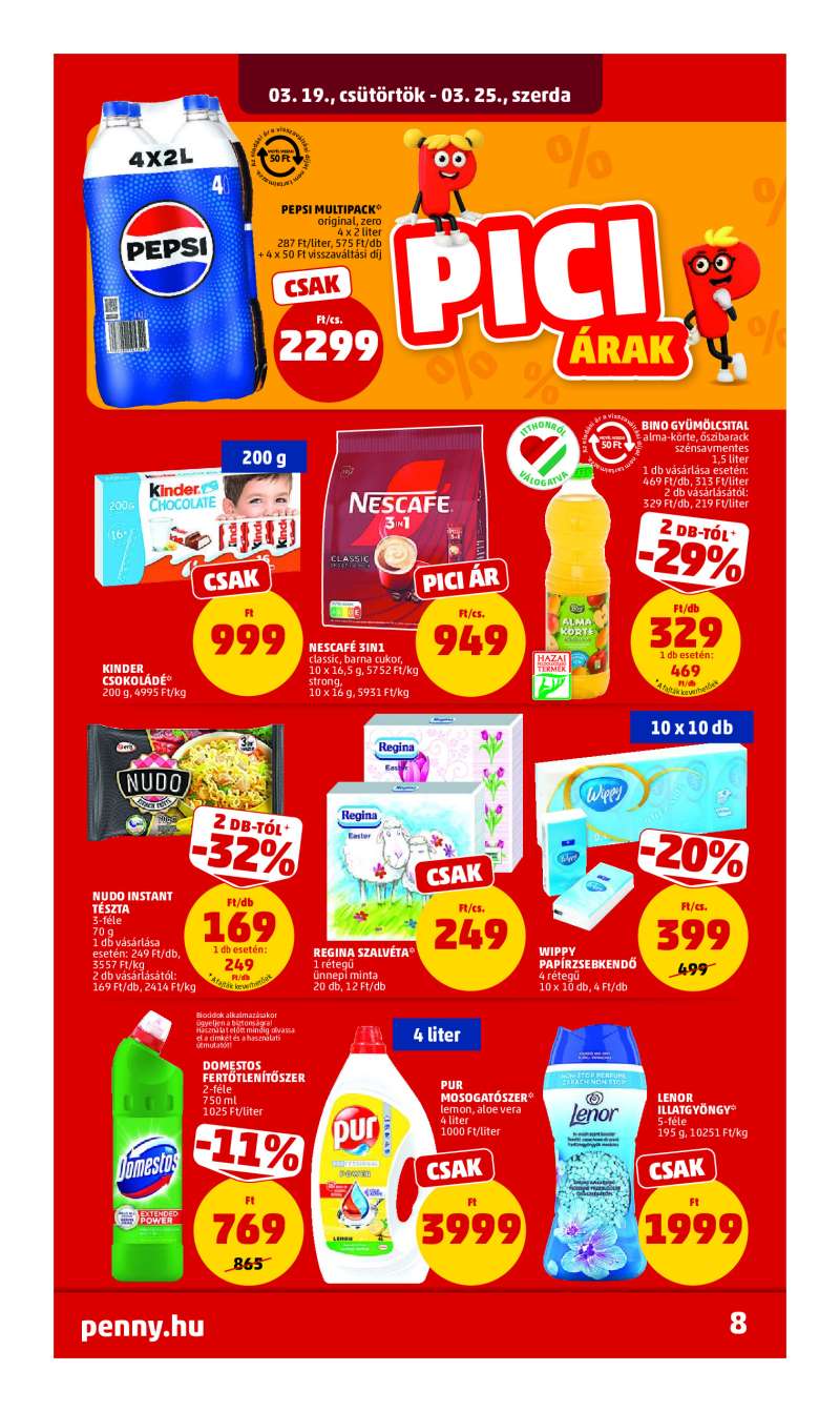 Penny Akciós Újság 10 oldal