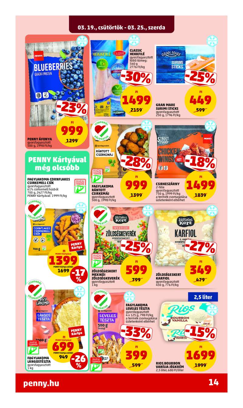 Penny Akciós Újság 18 oldal