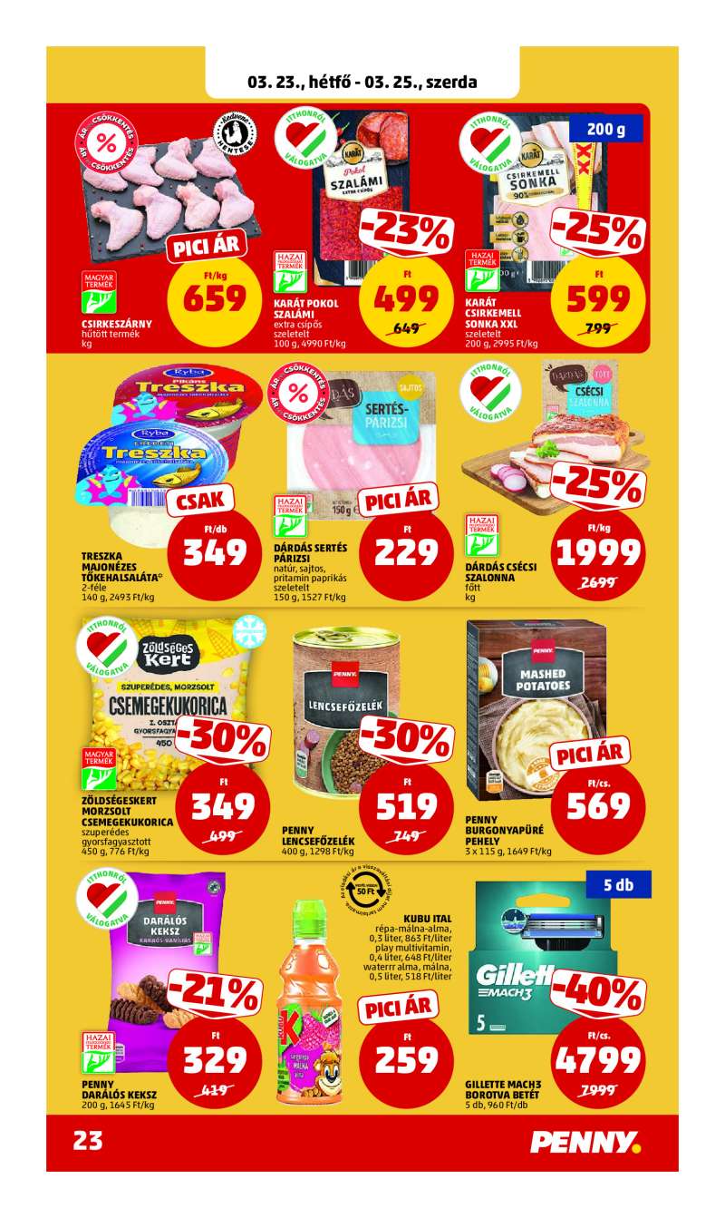 Penny Akciós Újság 27 oldal