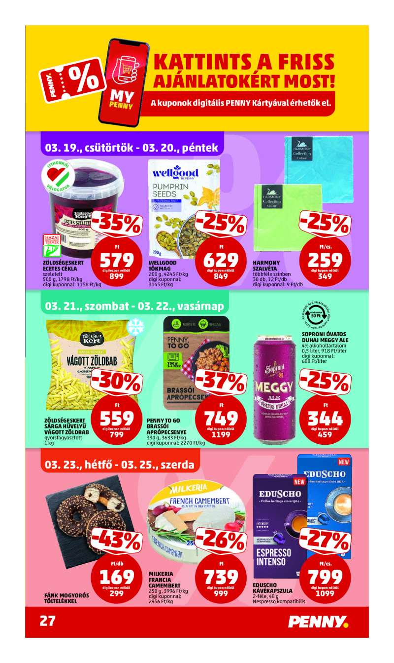 Penny Akciós Újság 31 oldal