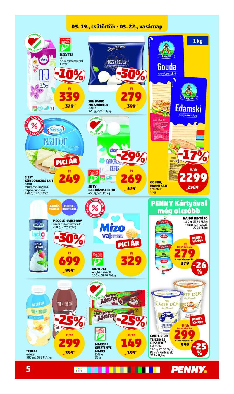 Penny Akciós Újság 5 oldal