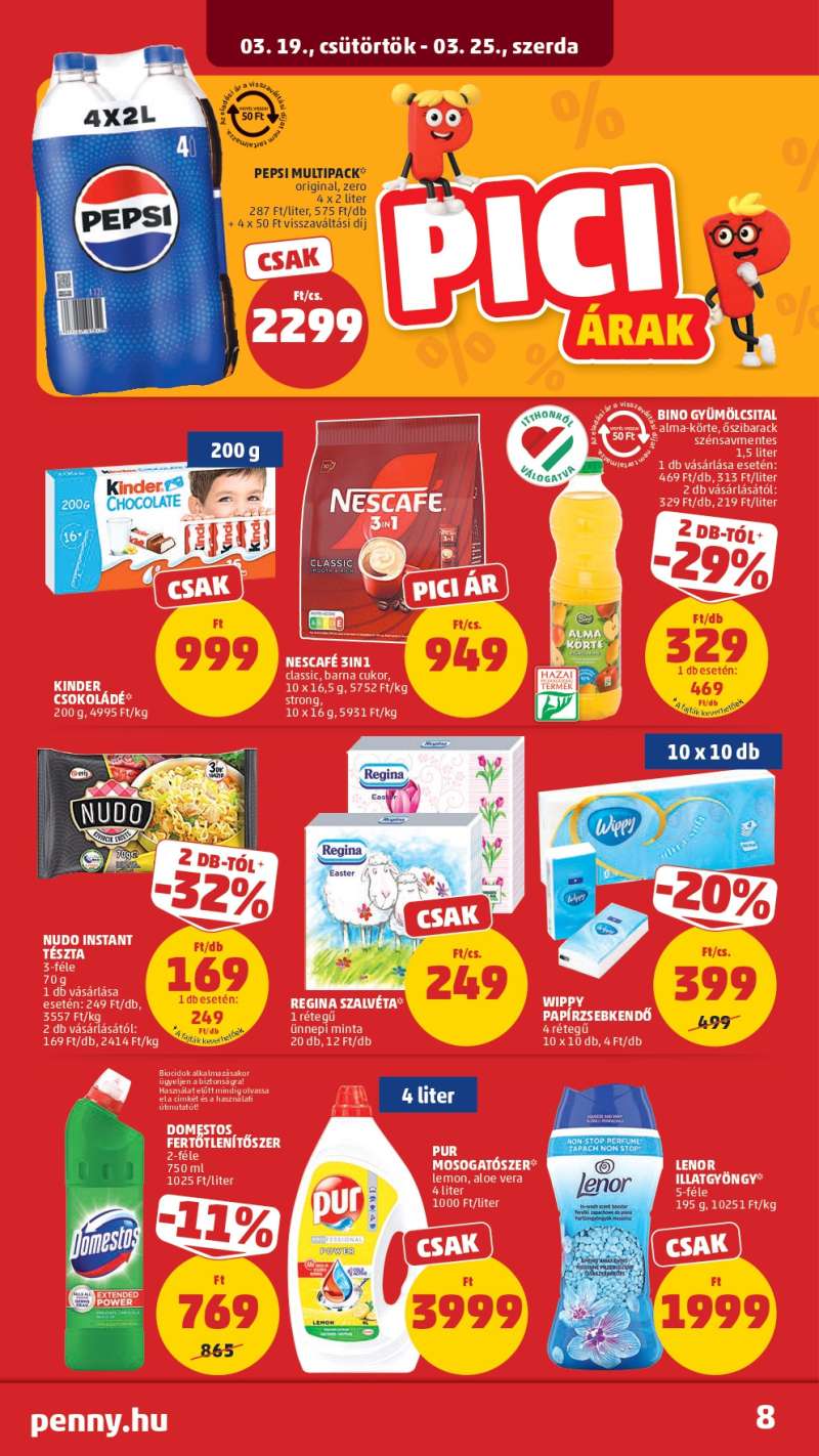 Penny Akciós Újság 10 oldal