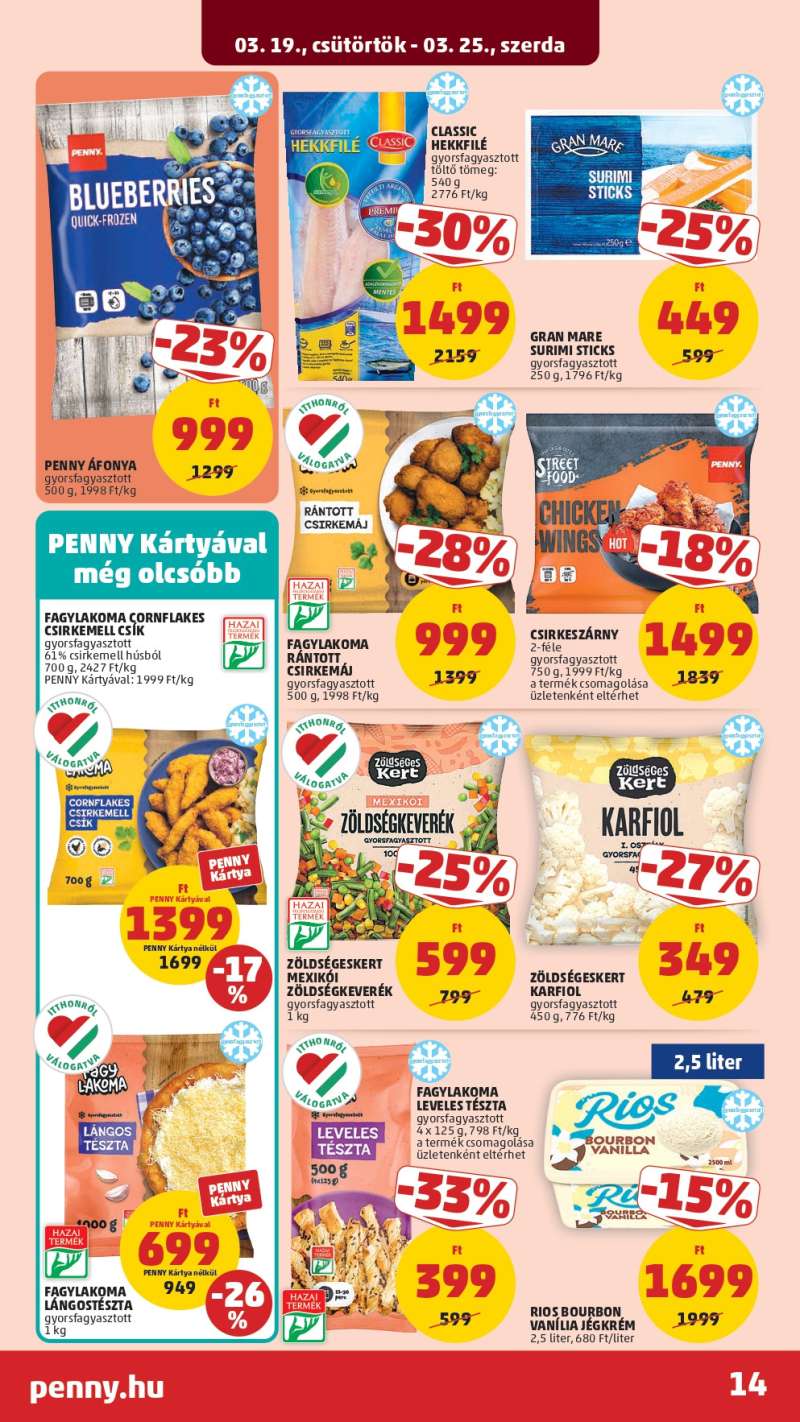 Penny Akciós Újság 18 oldal