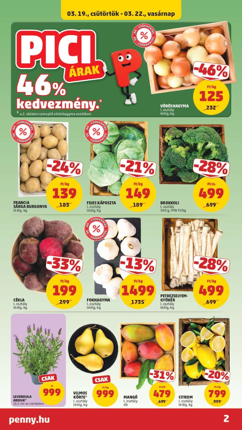 Penny Akciós Újság 2 oldal