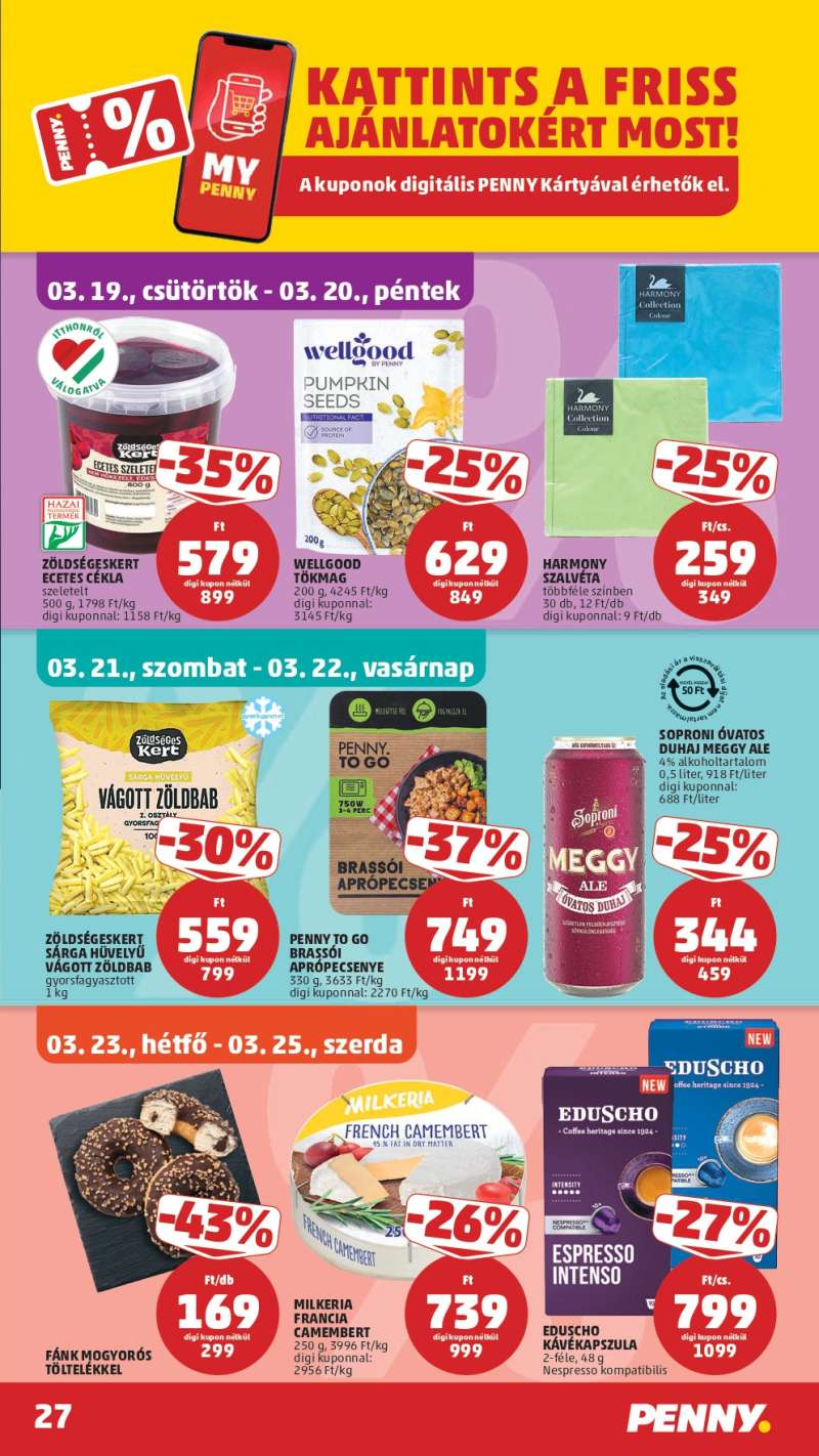 Penny Akciós Újság 31 oldal