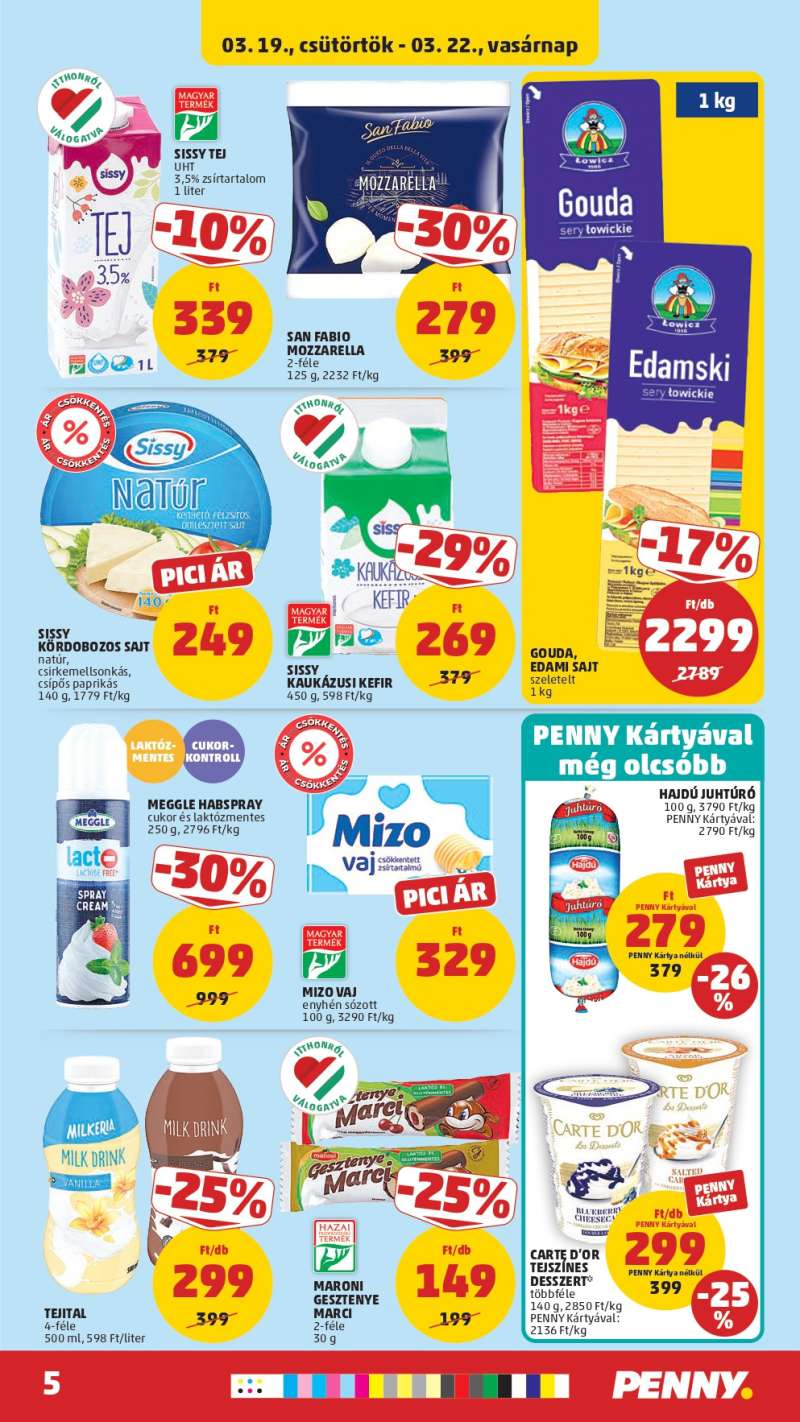 Penny Akciós Újság 5 oldal
