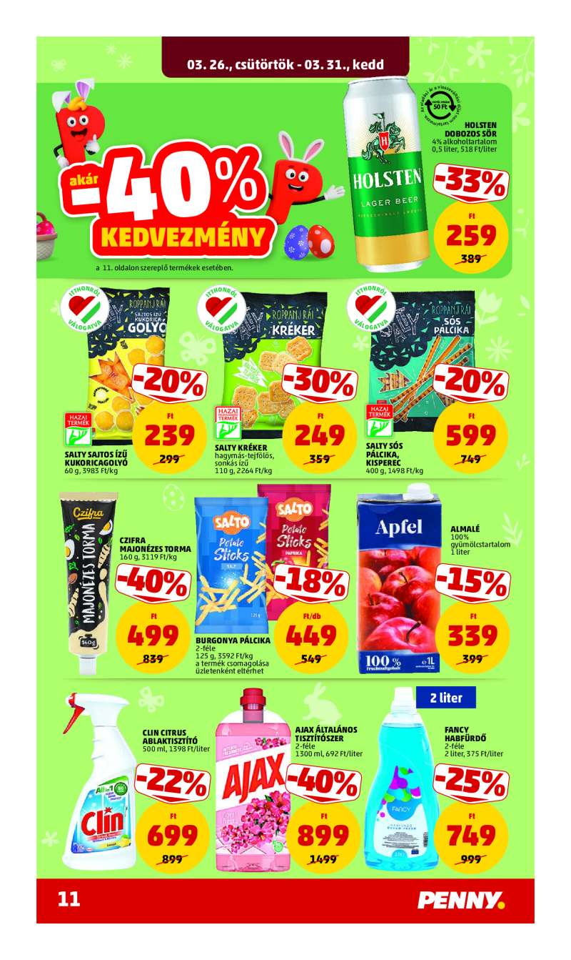 Penny Akciós Újság 15 oldal