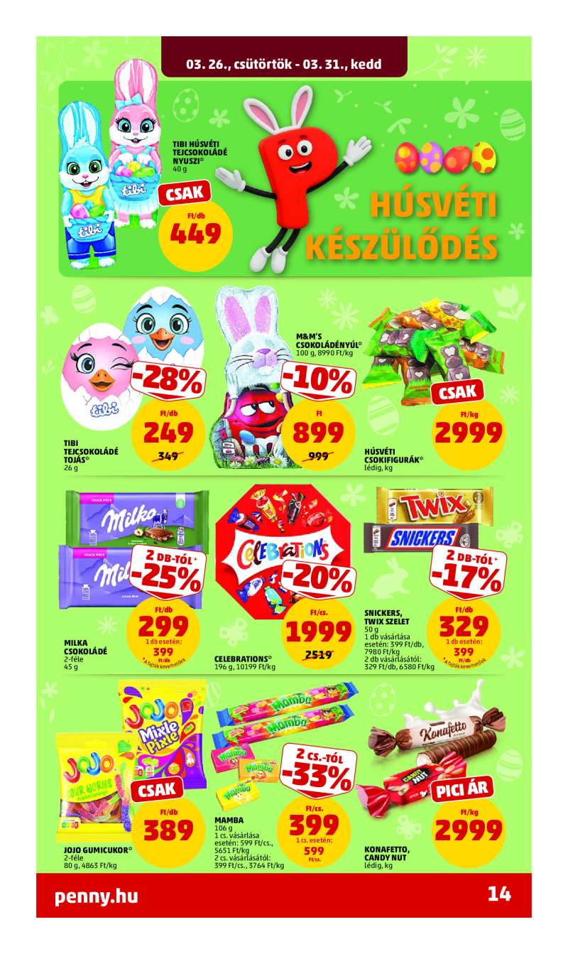 Penny Akciós Újság 18 oldal