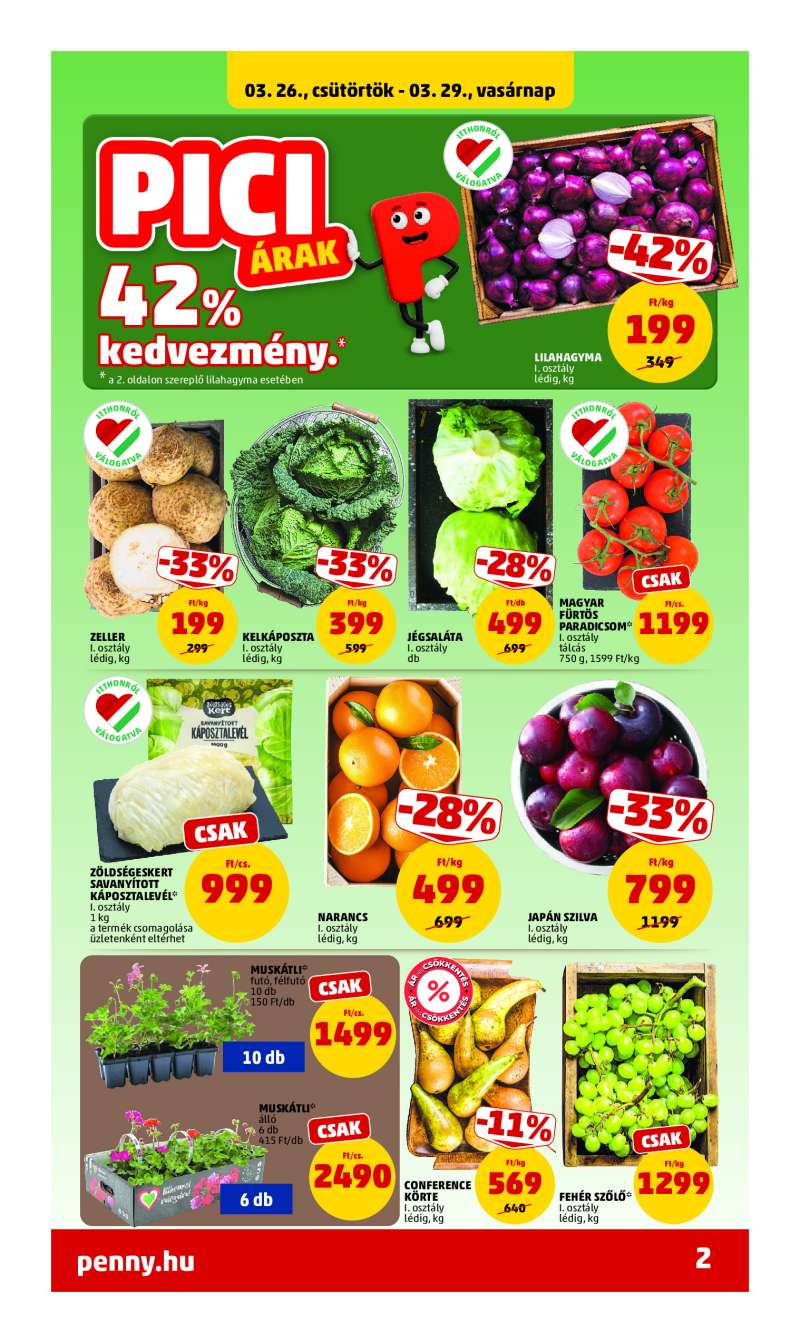 Penny Akciós Újság 2 oldal