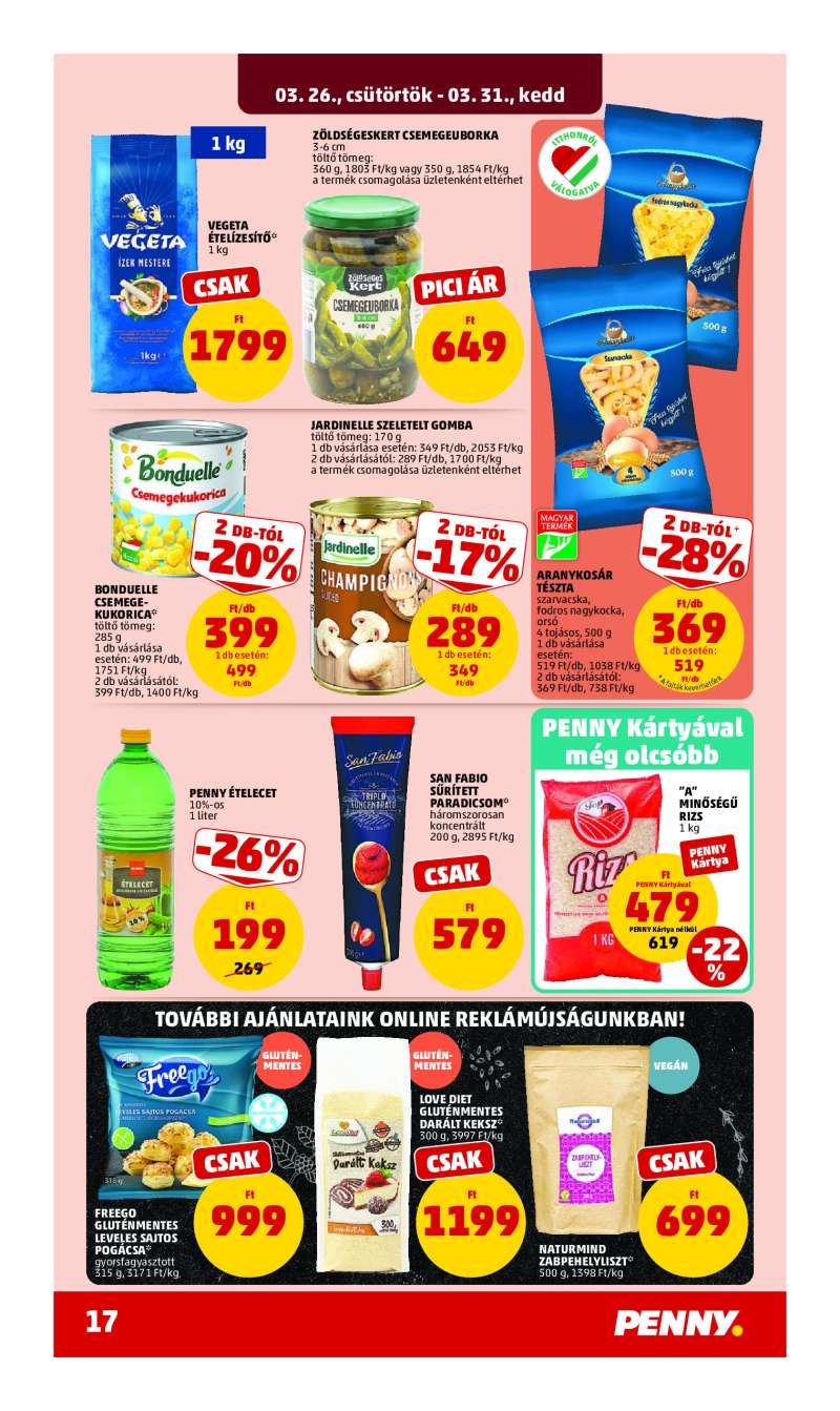Penny Akciós Újság 21 oldal