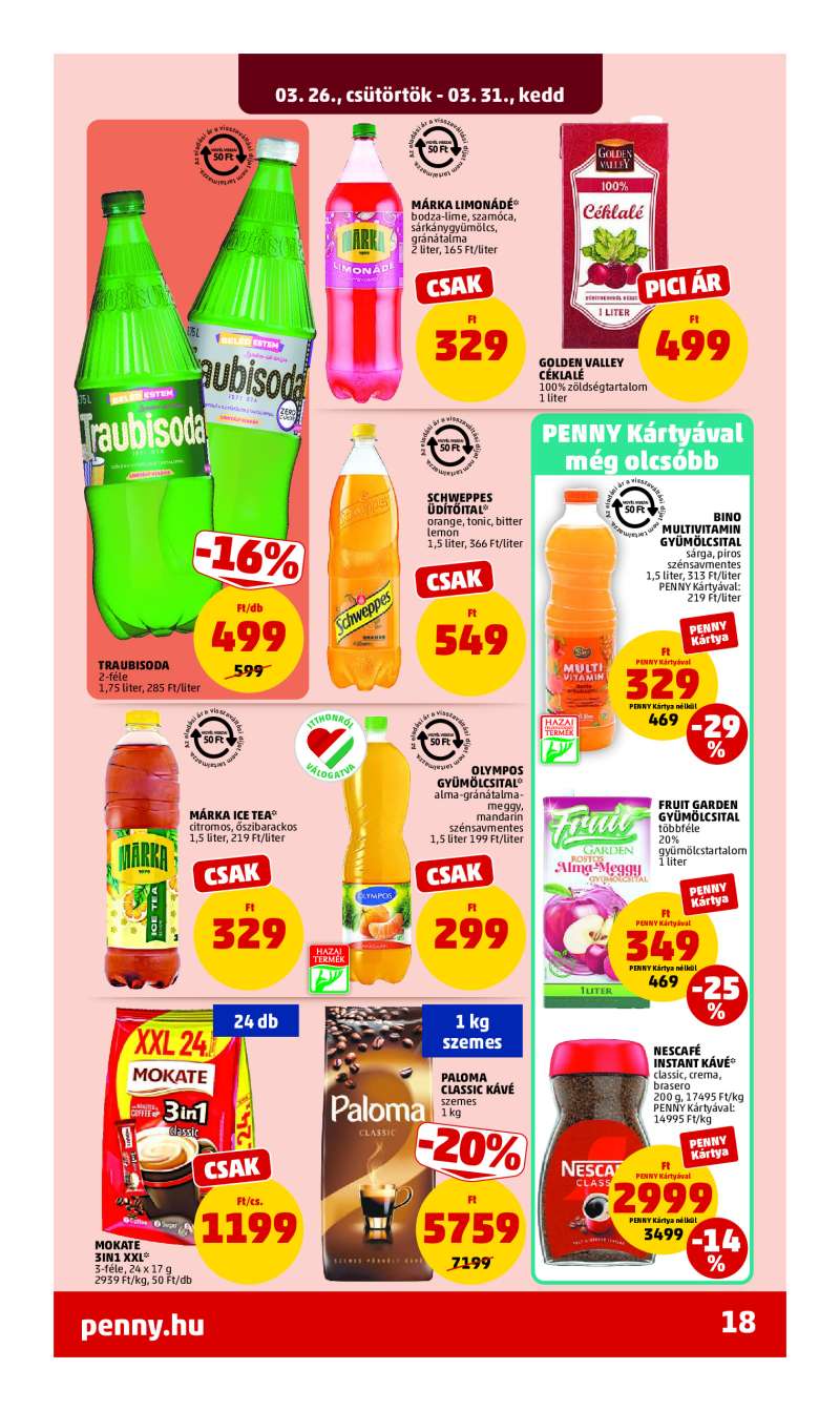 Penny Akciós Újság 22 oldal