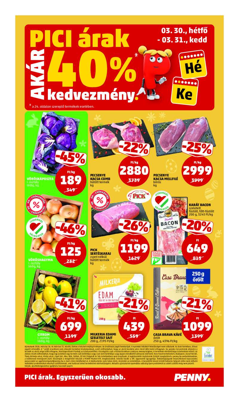 Penny Akciós Újság 28 oldal