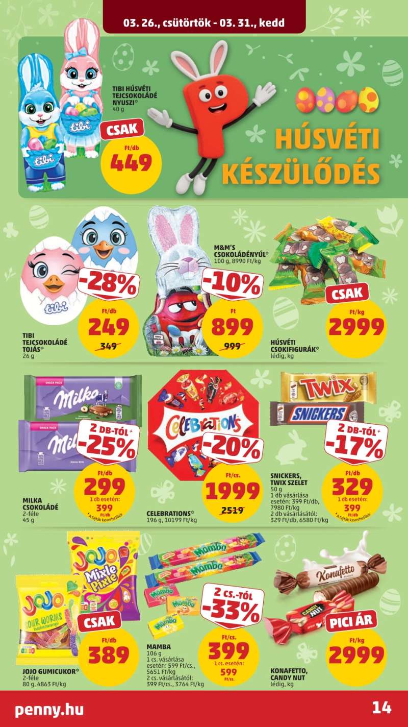 Penny Akciós Újság 18 oldal