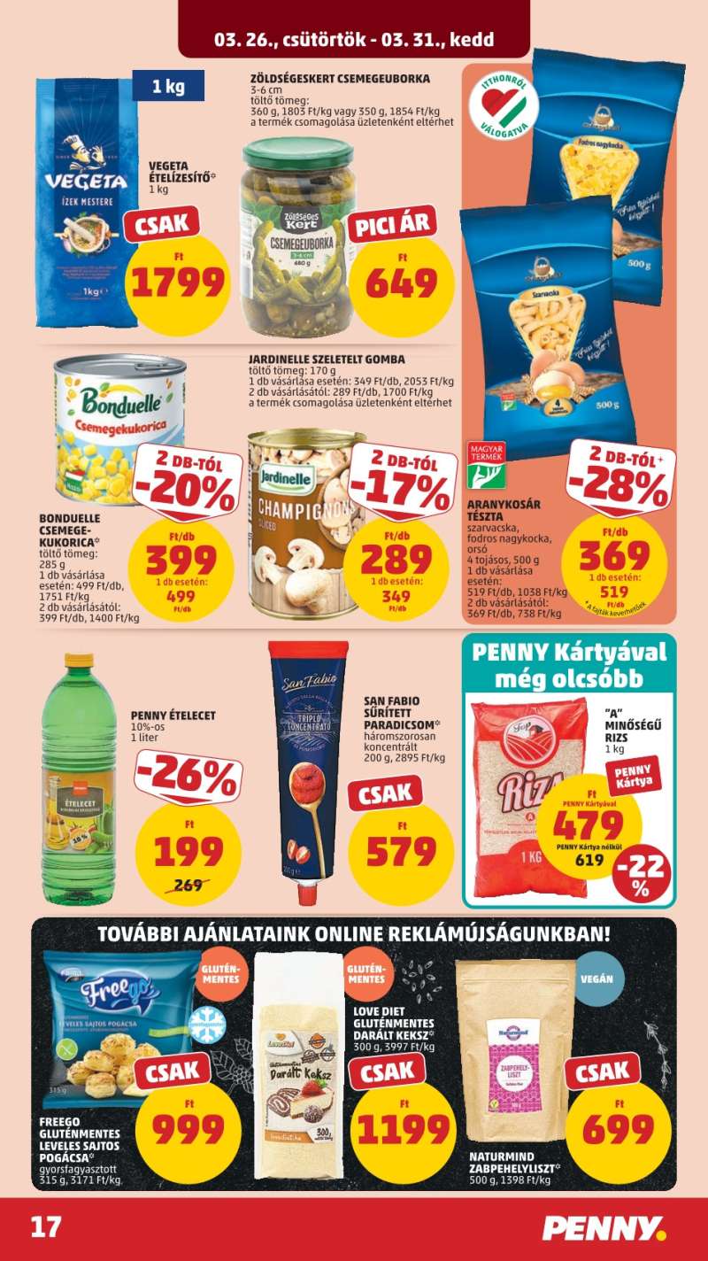 Penny Akciós Újság 21 oldal