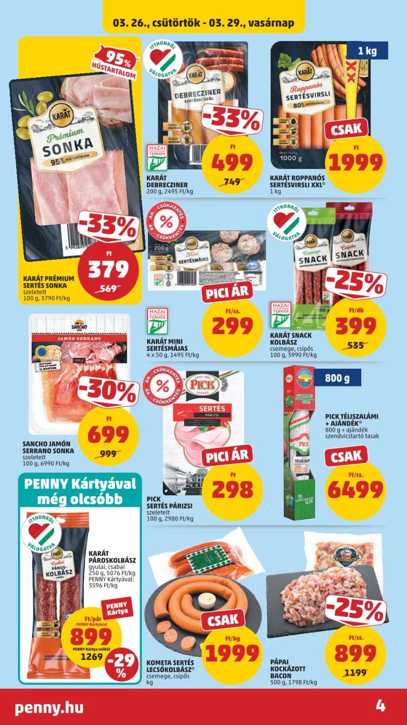 Penny Akciós Újság 6 oldal