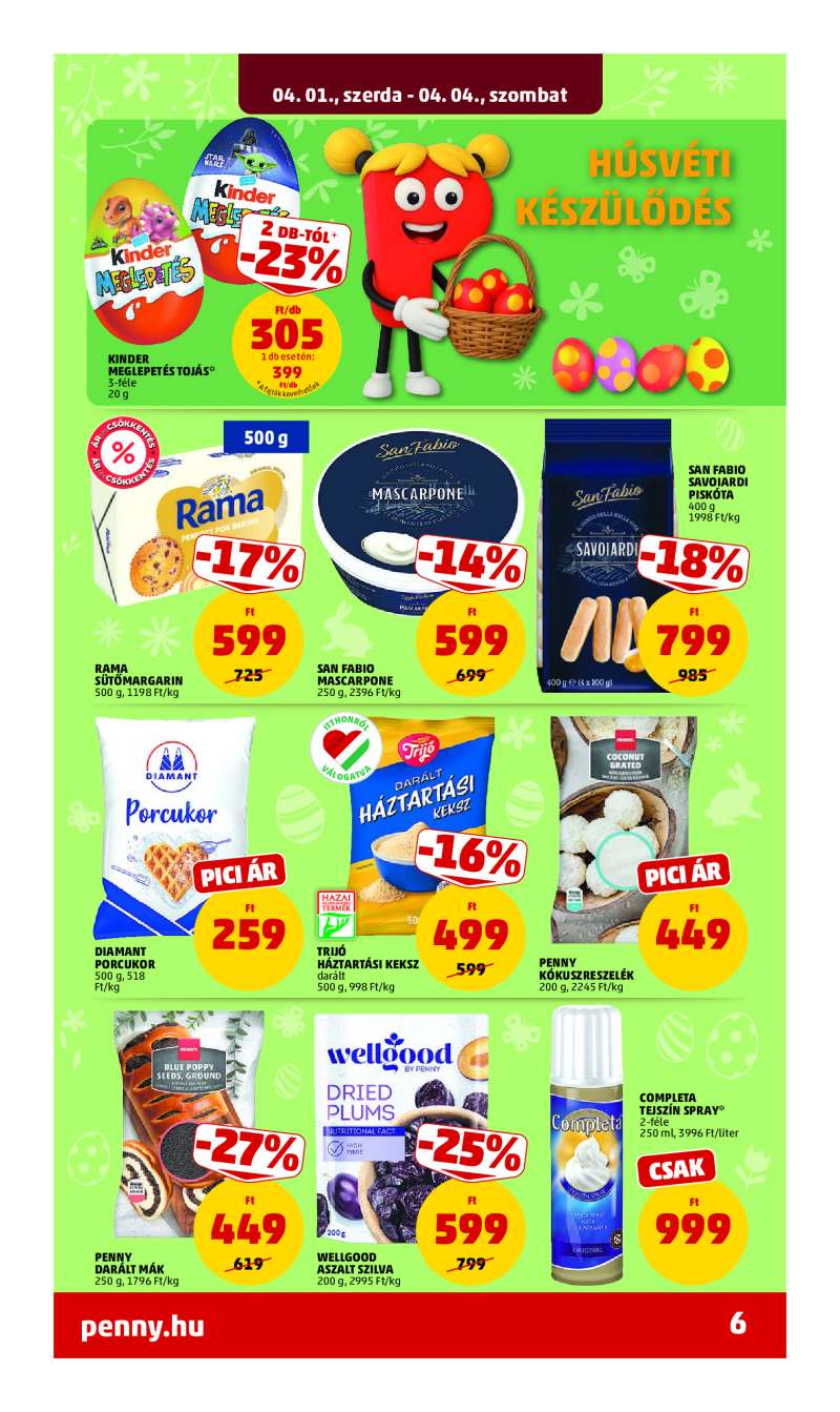 Penny Akciós Újság 10 oldal