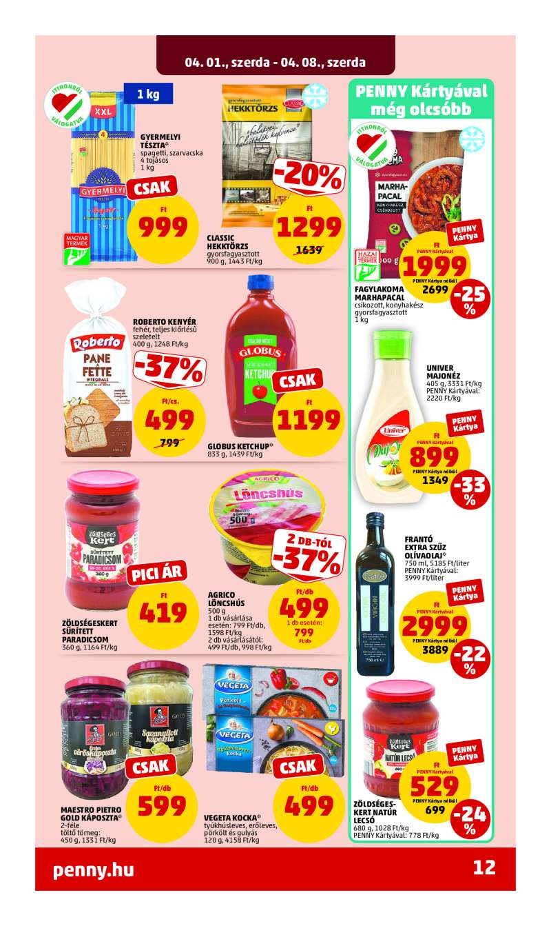 Penny Akciós Újság 16 oldal