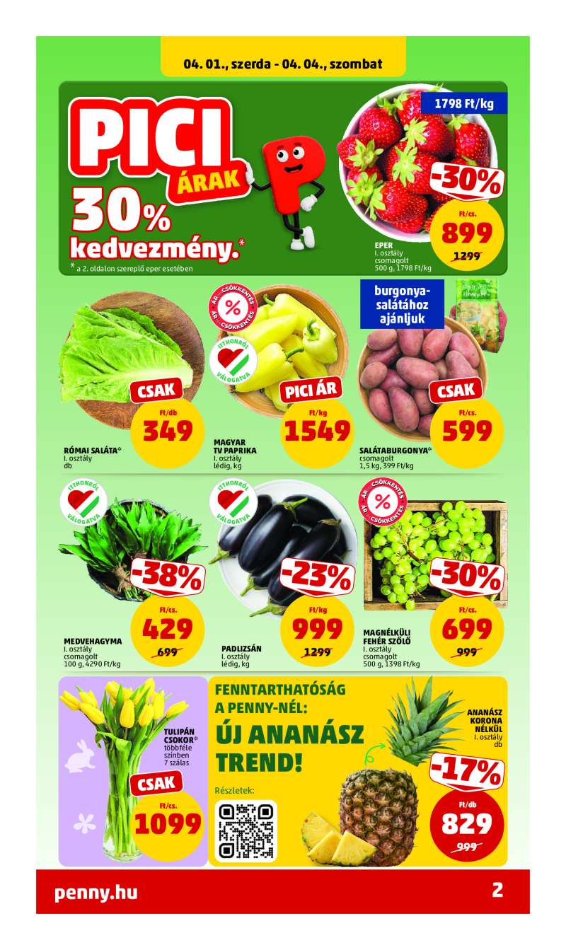 Penny Akciós Újság 2 oldal