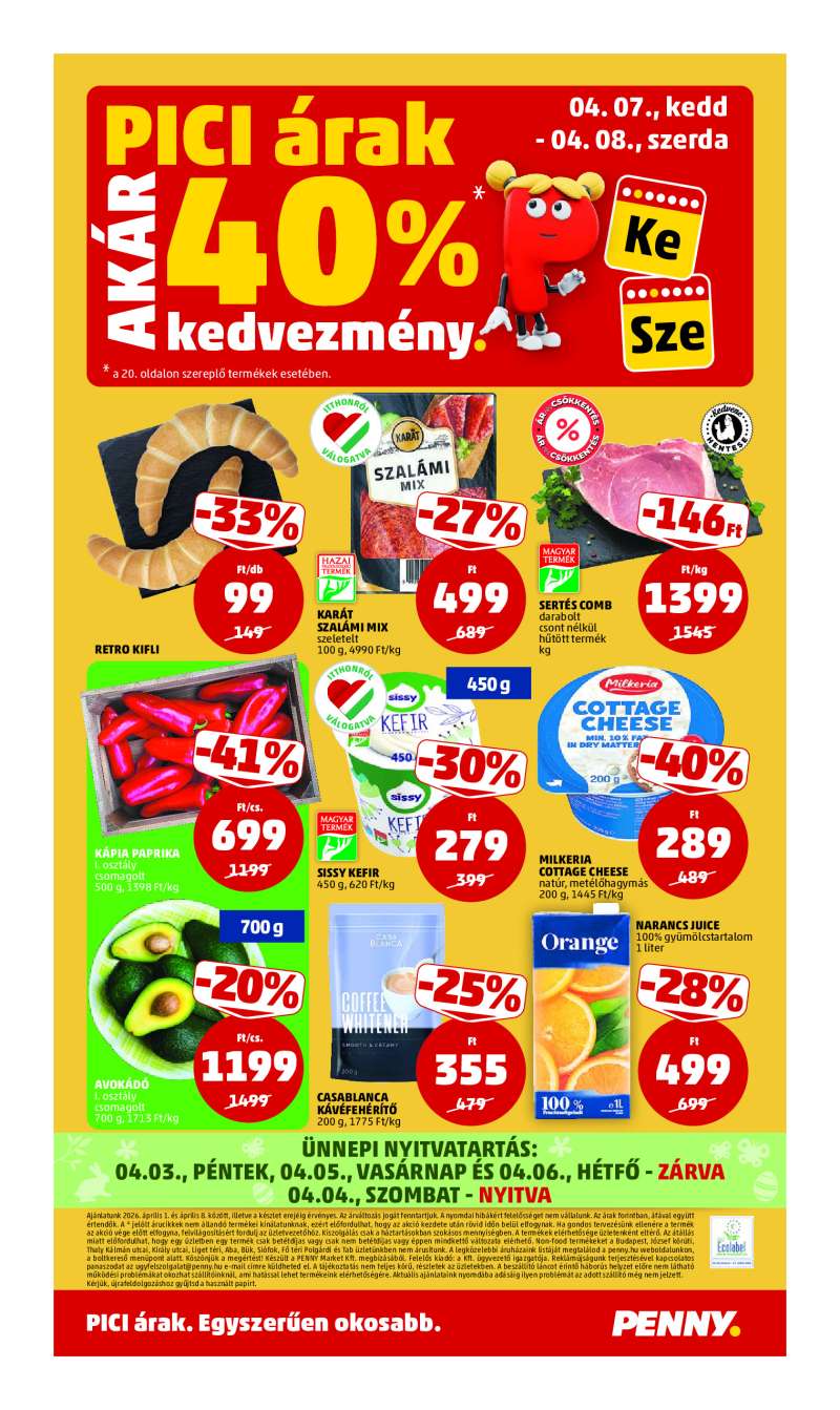Penny Akciós Újság 24 oldal