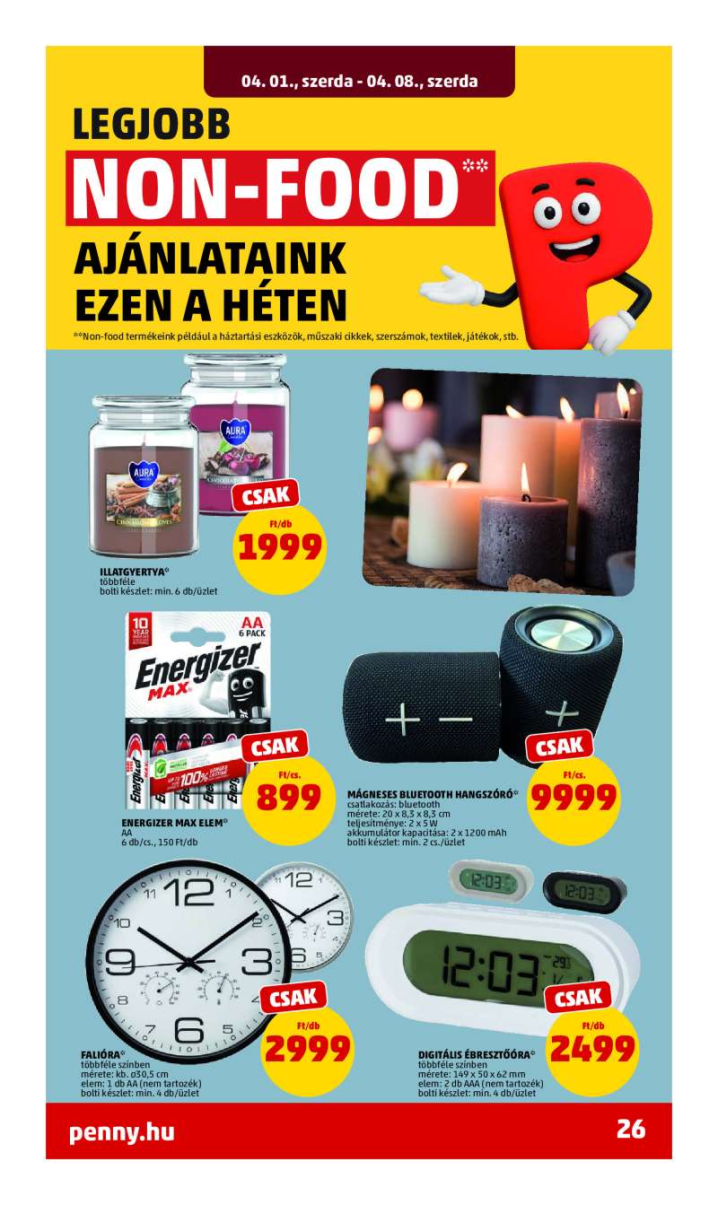 Penny Akciós Újság 30 oldal