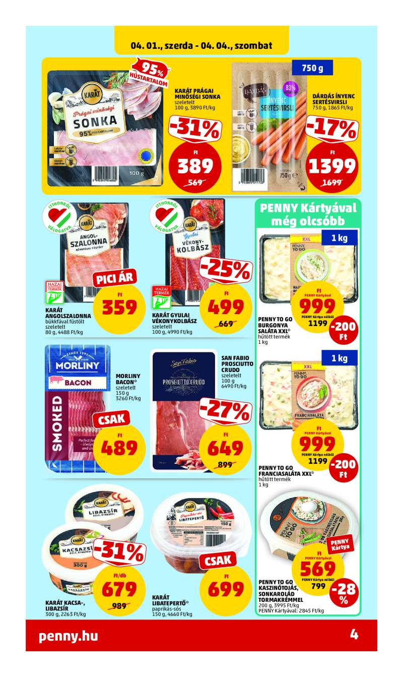Penny Akciós Újság 6 oldal