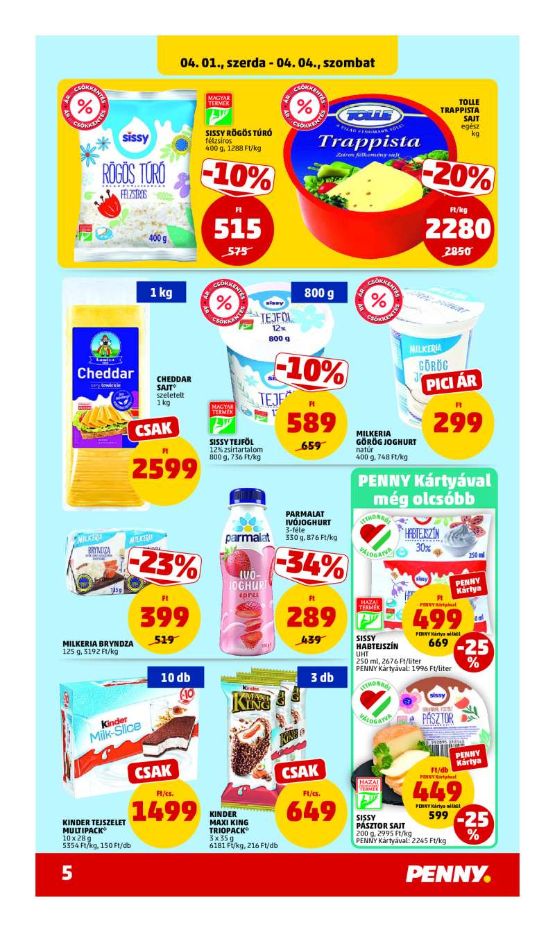Penny Akciós Újság 7 oldal