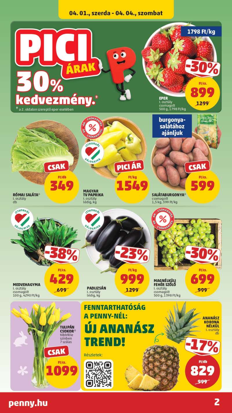 Penny Akciós Újság 2 oldal