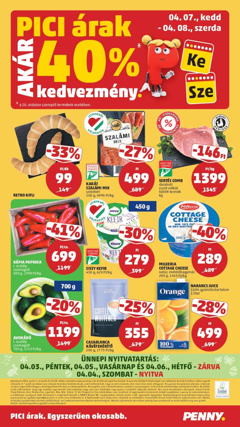Penny Akciós Újság 24 oldal