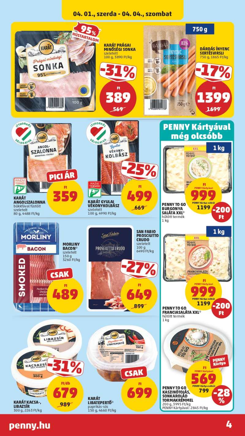 Penny Akciós Újság 6 oldal