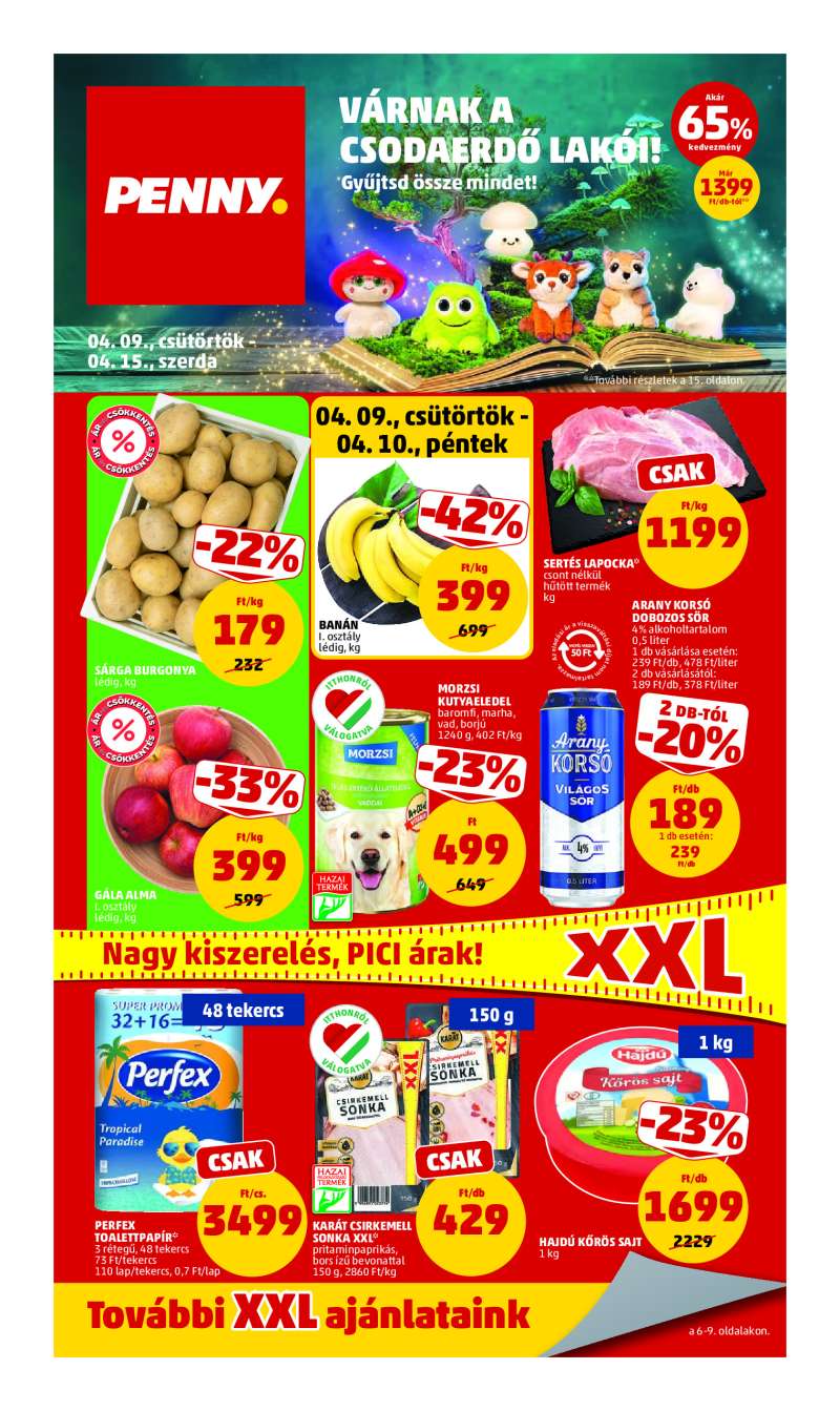 Penny Akciós Újság 1 oldal