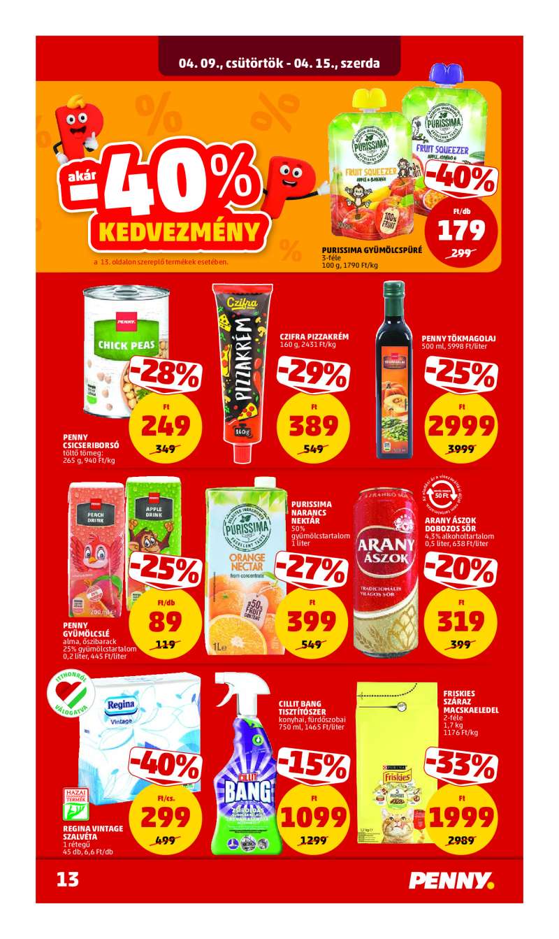 Penny Akciós Újság 17 oldal