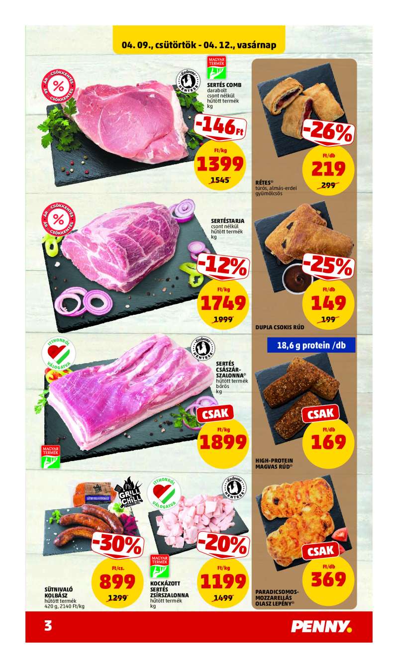 Penny Akciós Újság 3 oldal