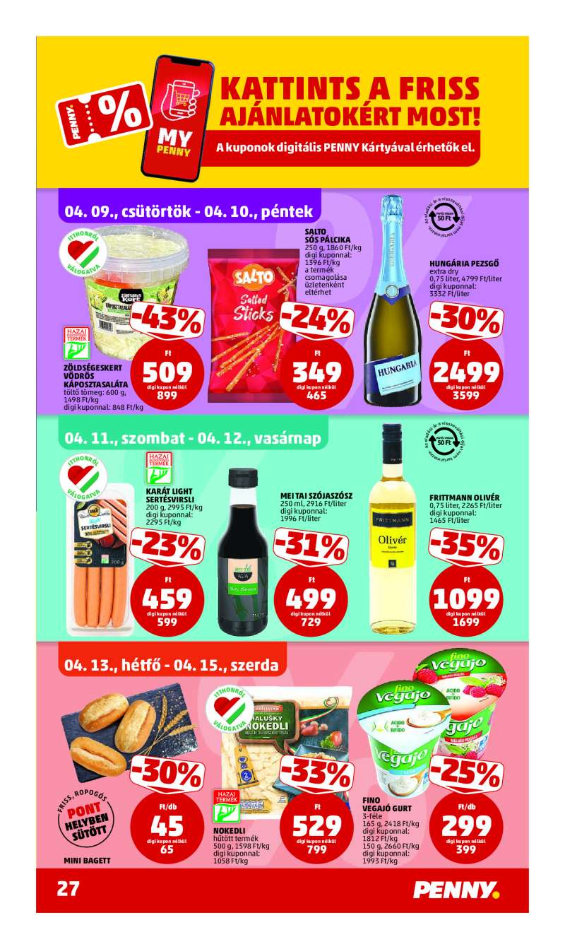 Penny Akciós Újság 31 oldal