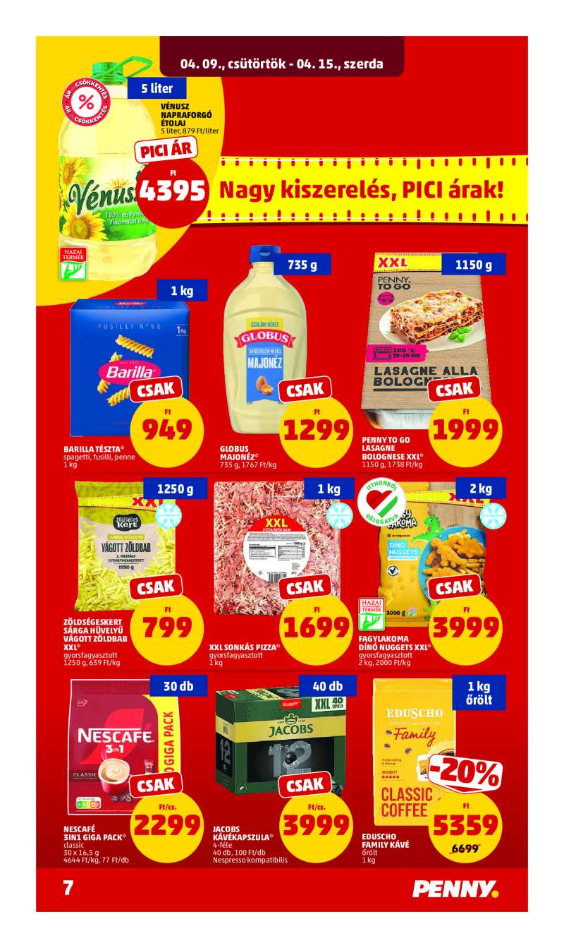 Penny Akciós Újság 9 oldal