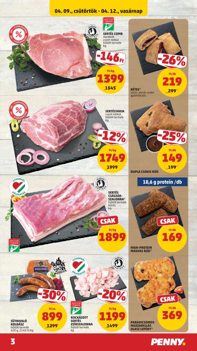 Penny Akciós Újság 3 oldal