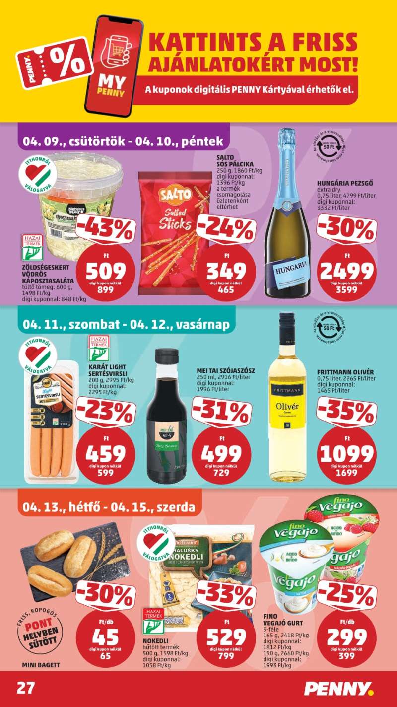 Penny Akciós Újság 31 oldal