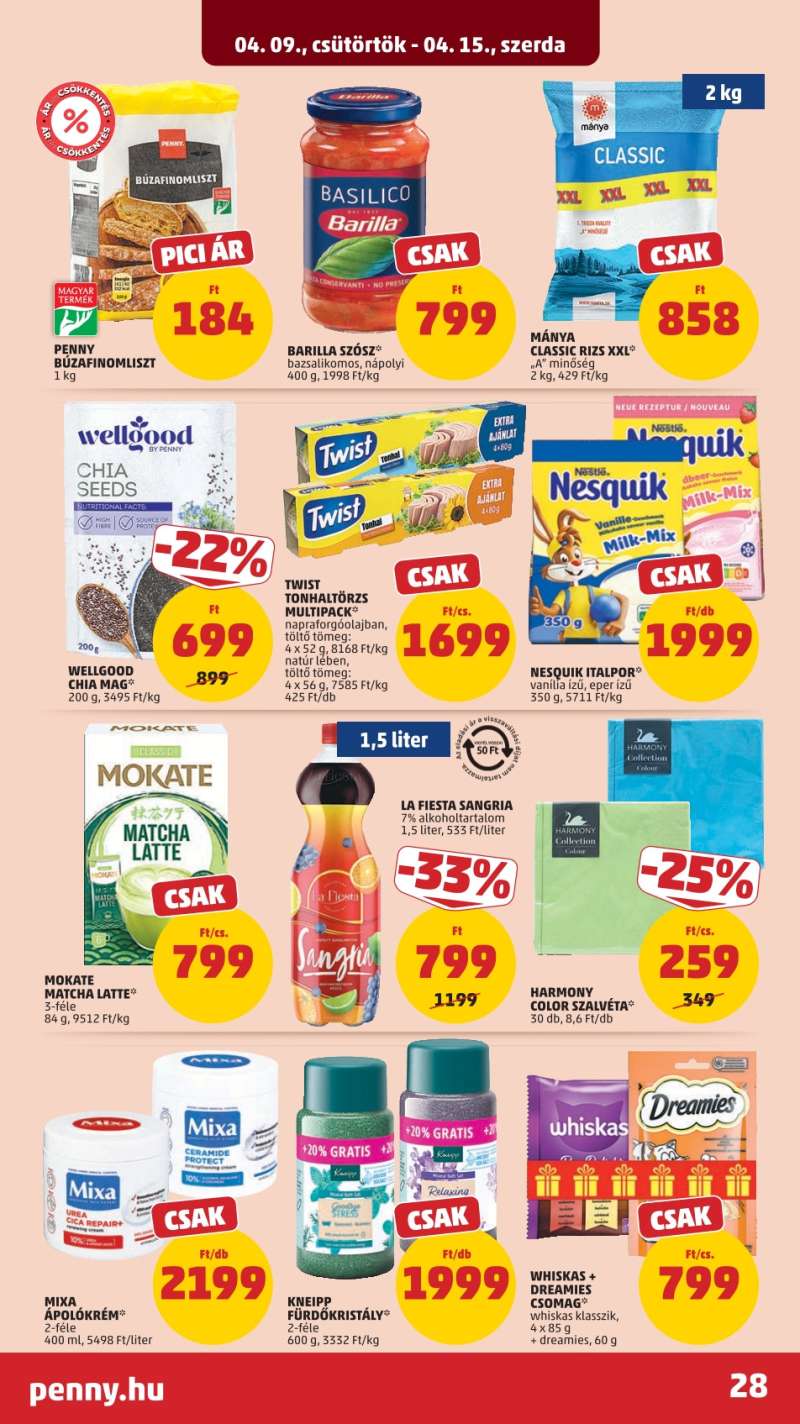 Penny Akciós Újság 32 oldal
