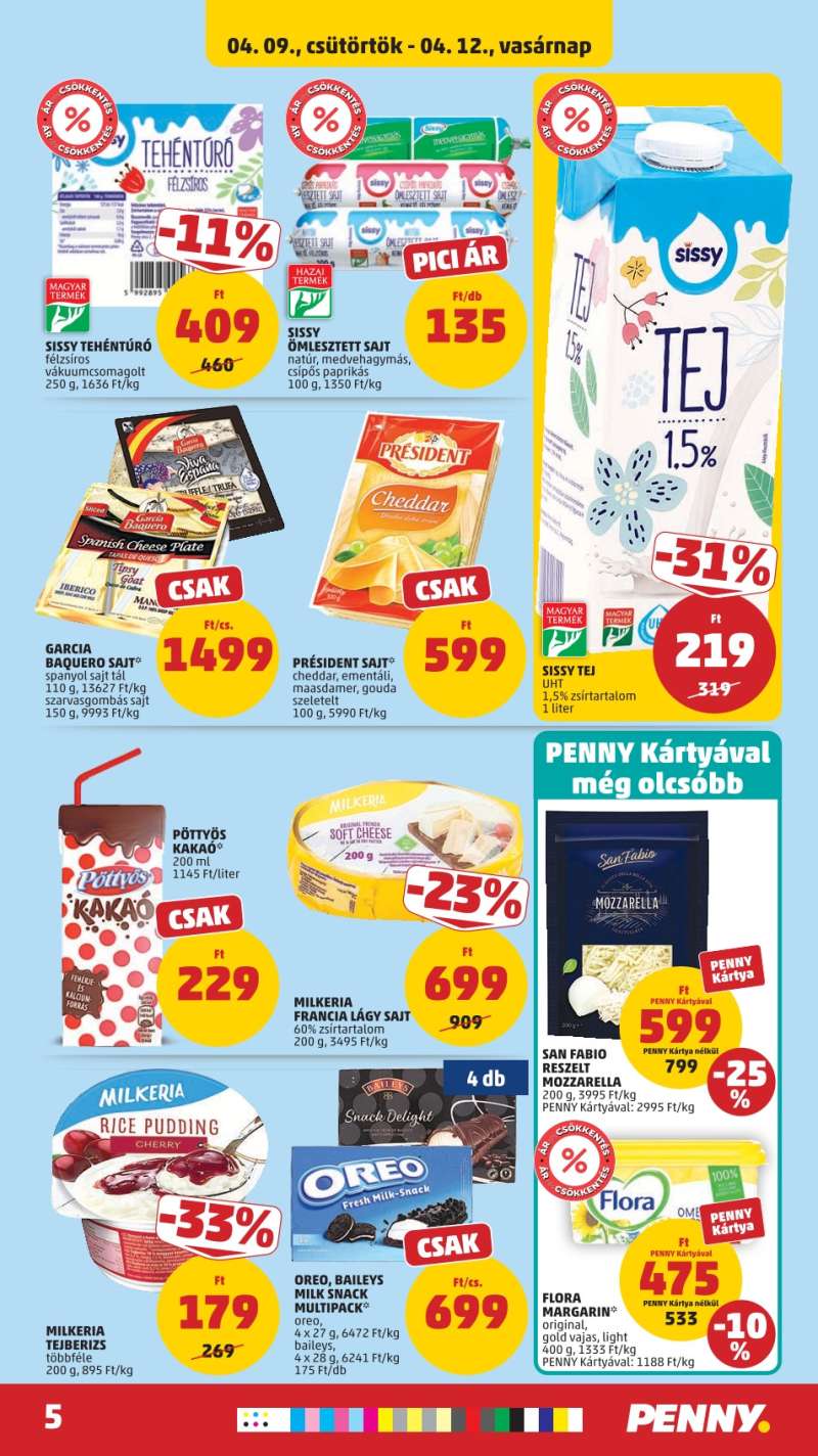 Penny Akciós Újság 5 oldal