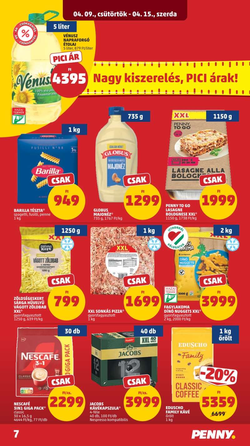 Penny Akciós Újság 9 oldal