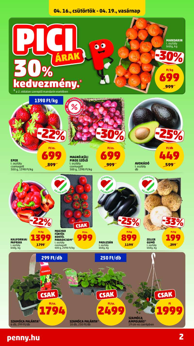 Penny Akciós Újság 2 oldal