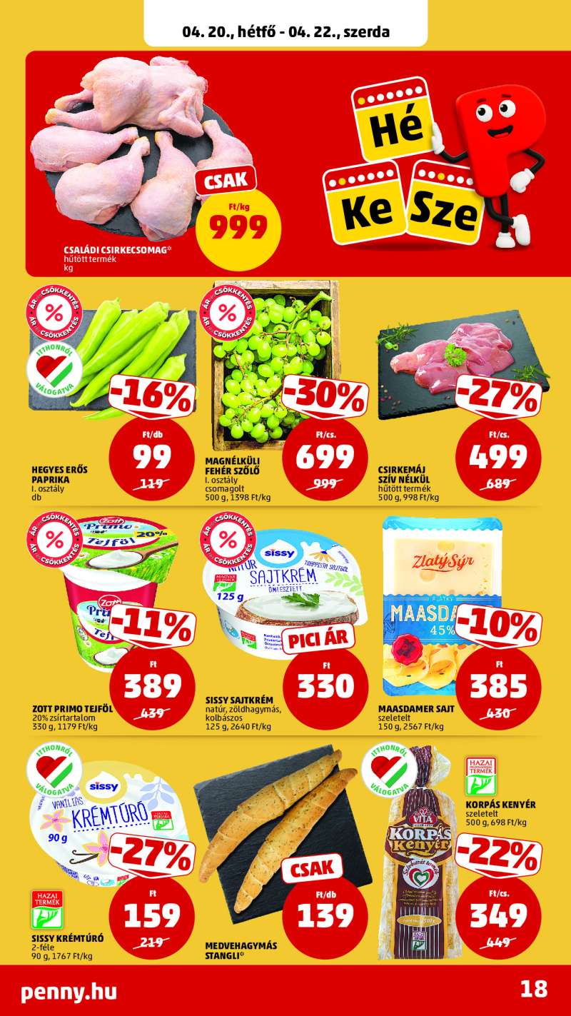 Penny Akciós Újság 22 oldal